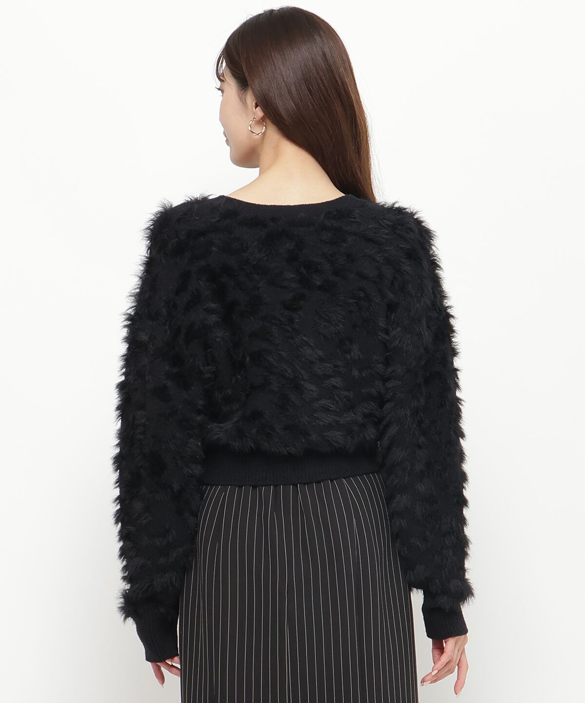 アンドクチュール「ポコポコフェザーカーデ」|カーディガン|