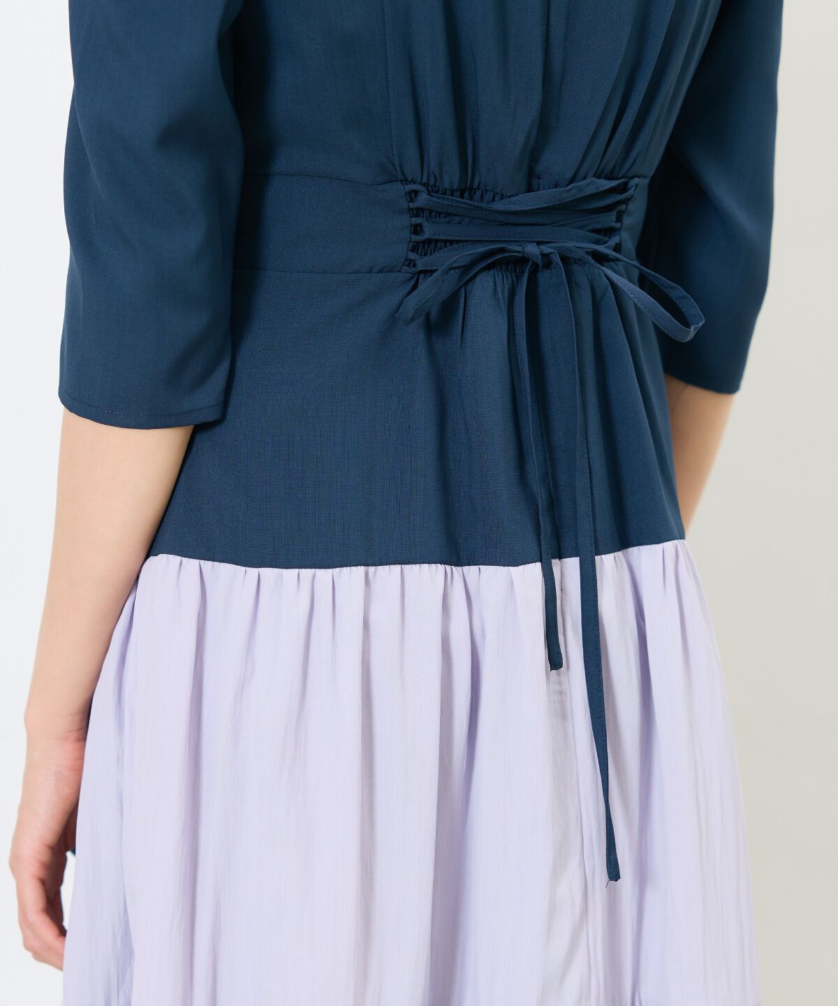 アンドクチュール「アシメラッフルティアードワンピース」|ワンピース|