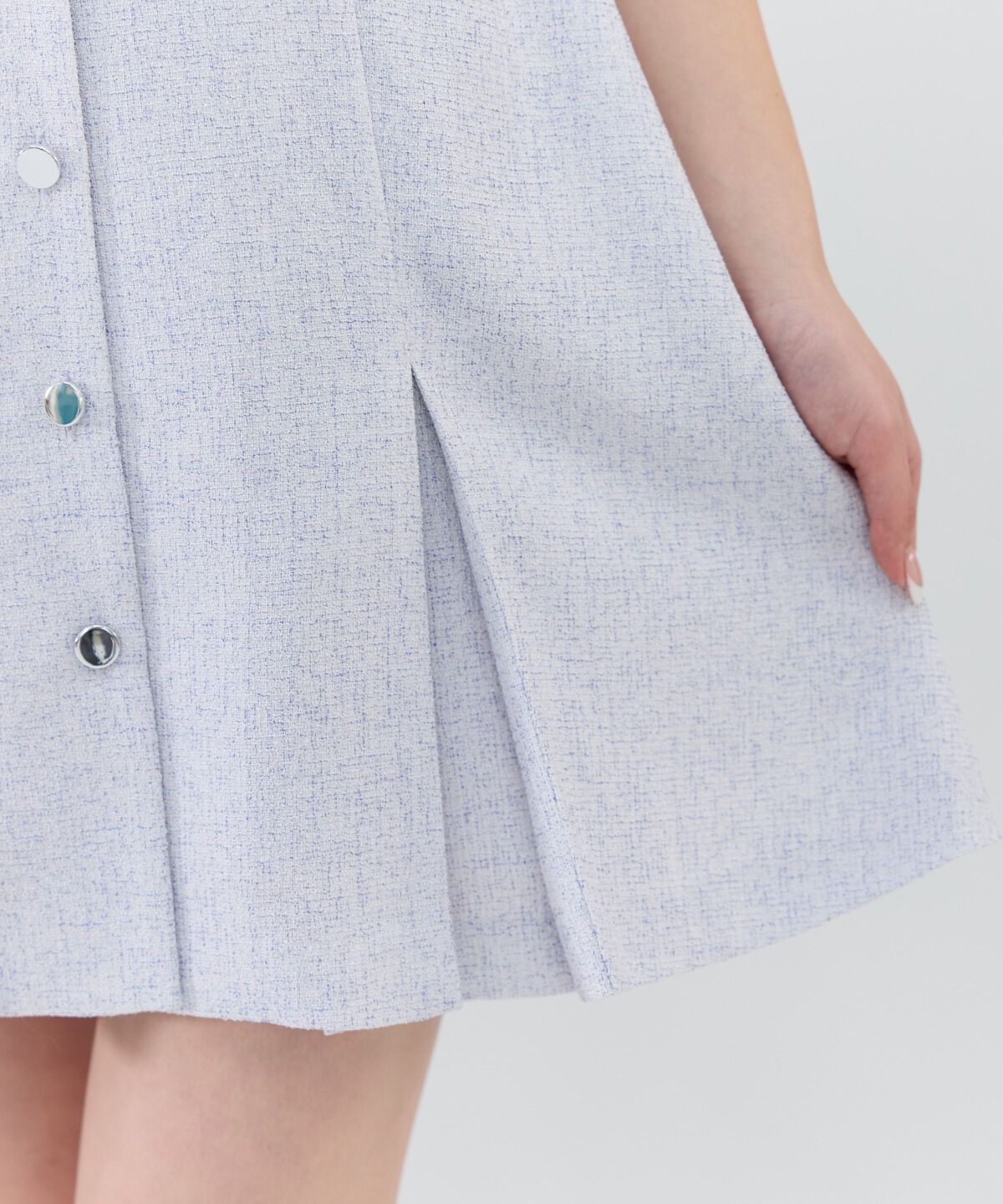 REDYAZEL「サマーツイード襟つきミニワンピース」|ワンピース|