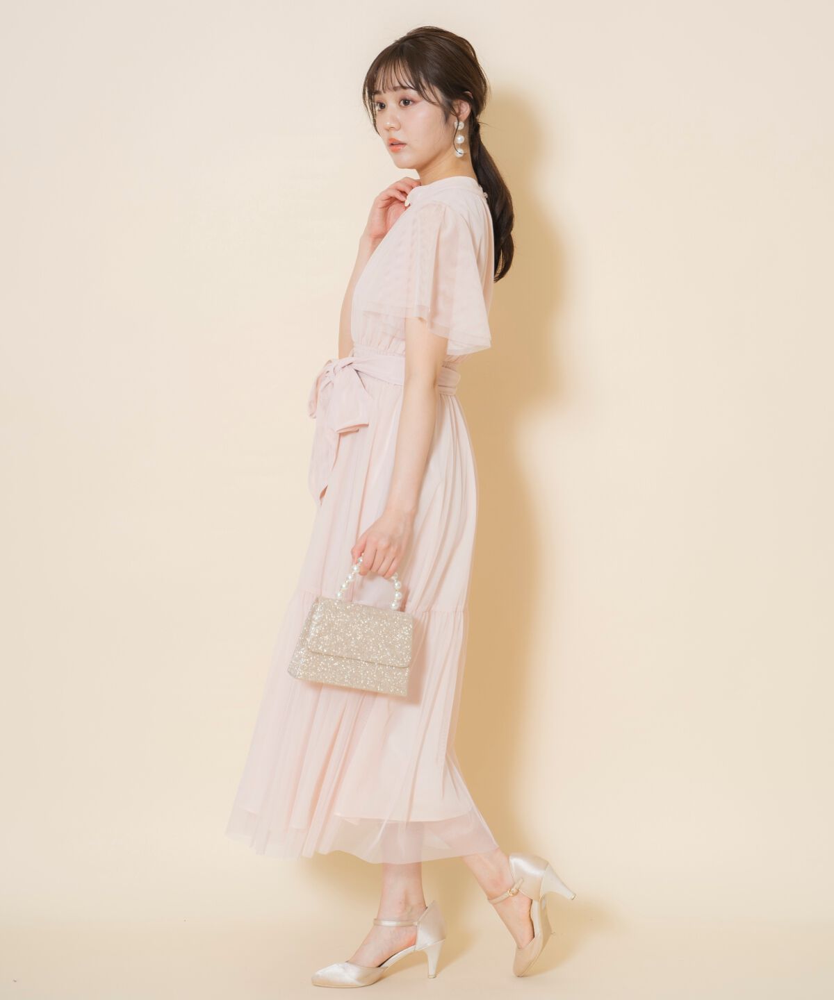 WILLSELECTION「チュールティアードドレス」|ドレス|