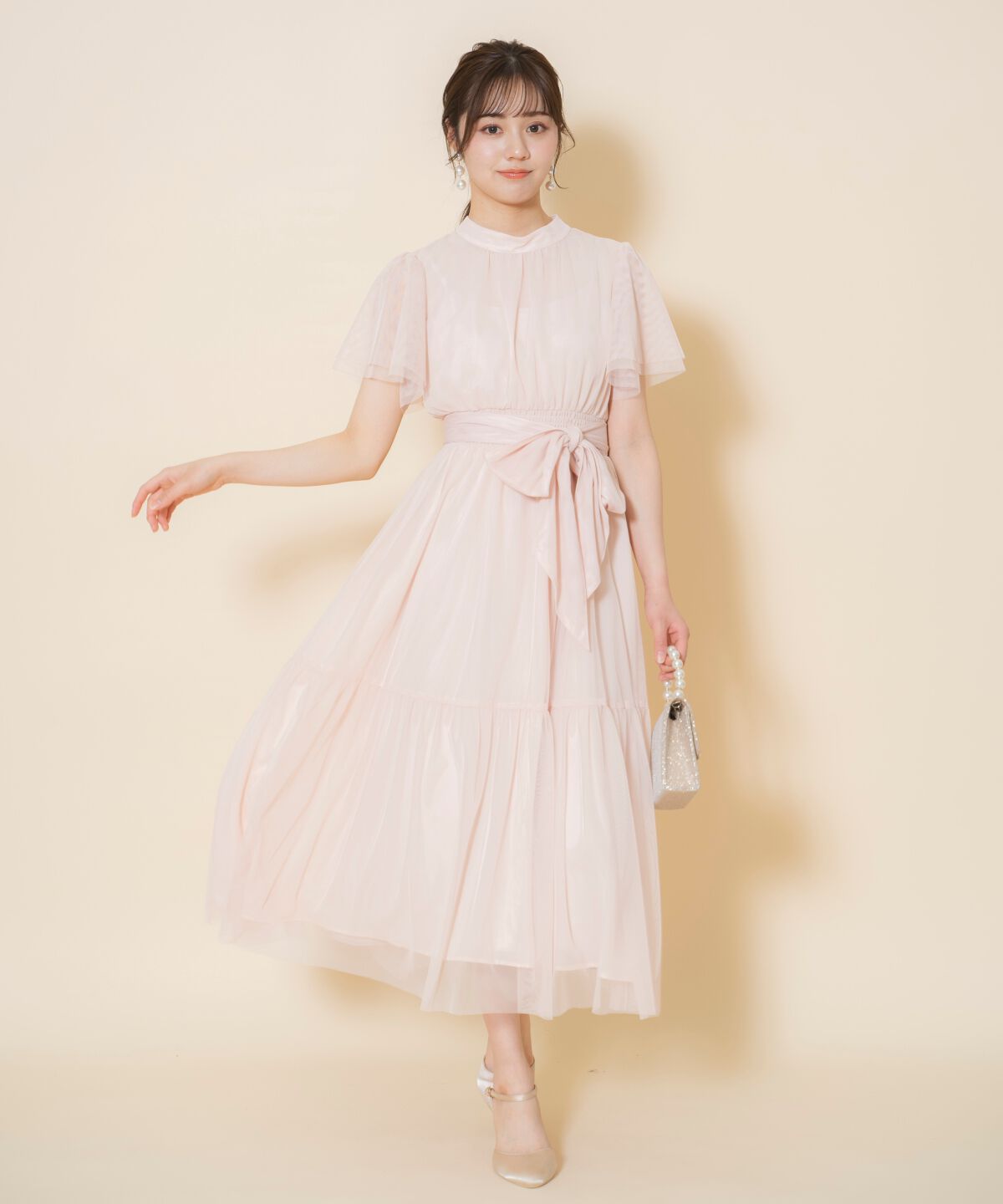 WILLSELECTION「チュールティアードドレス」|ドレス|