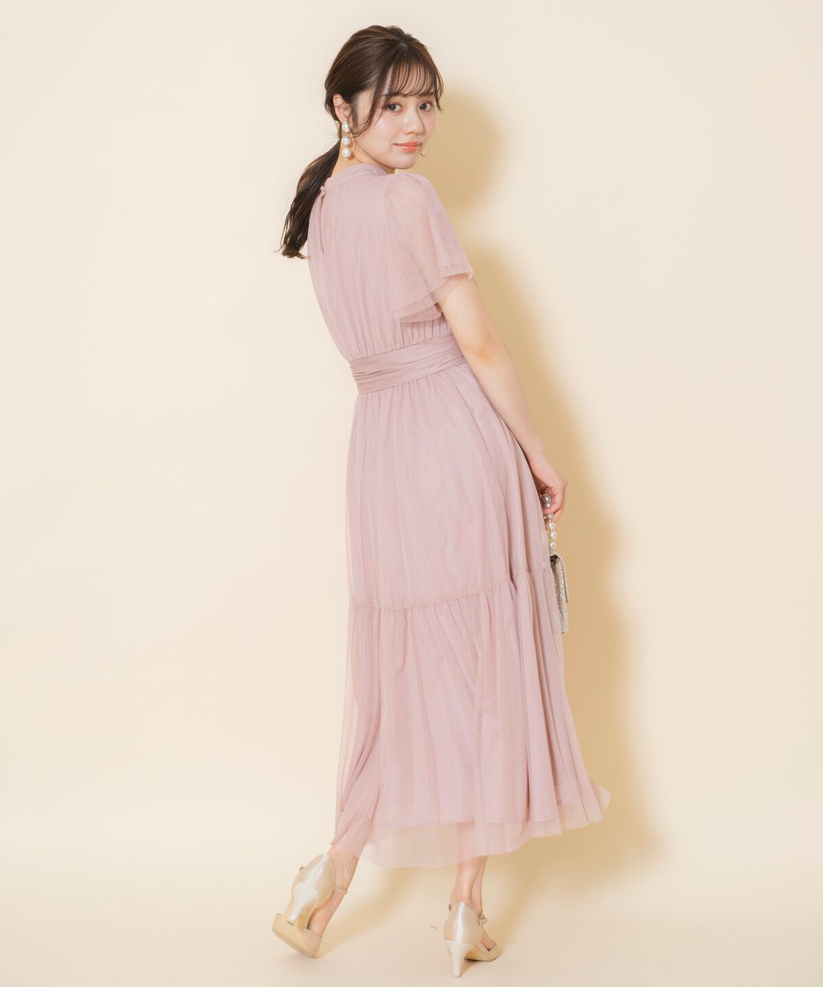 WILLSELECTION「チュールティアードドレス」|ドレス|