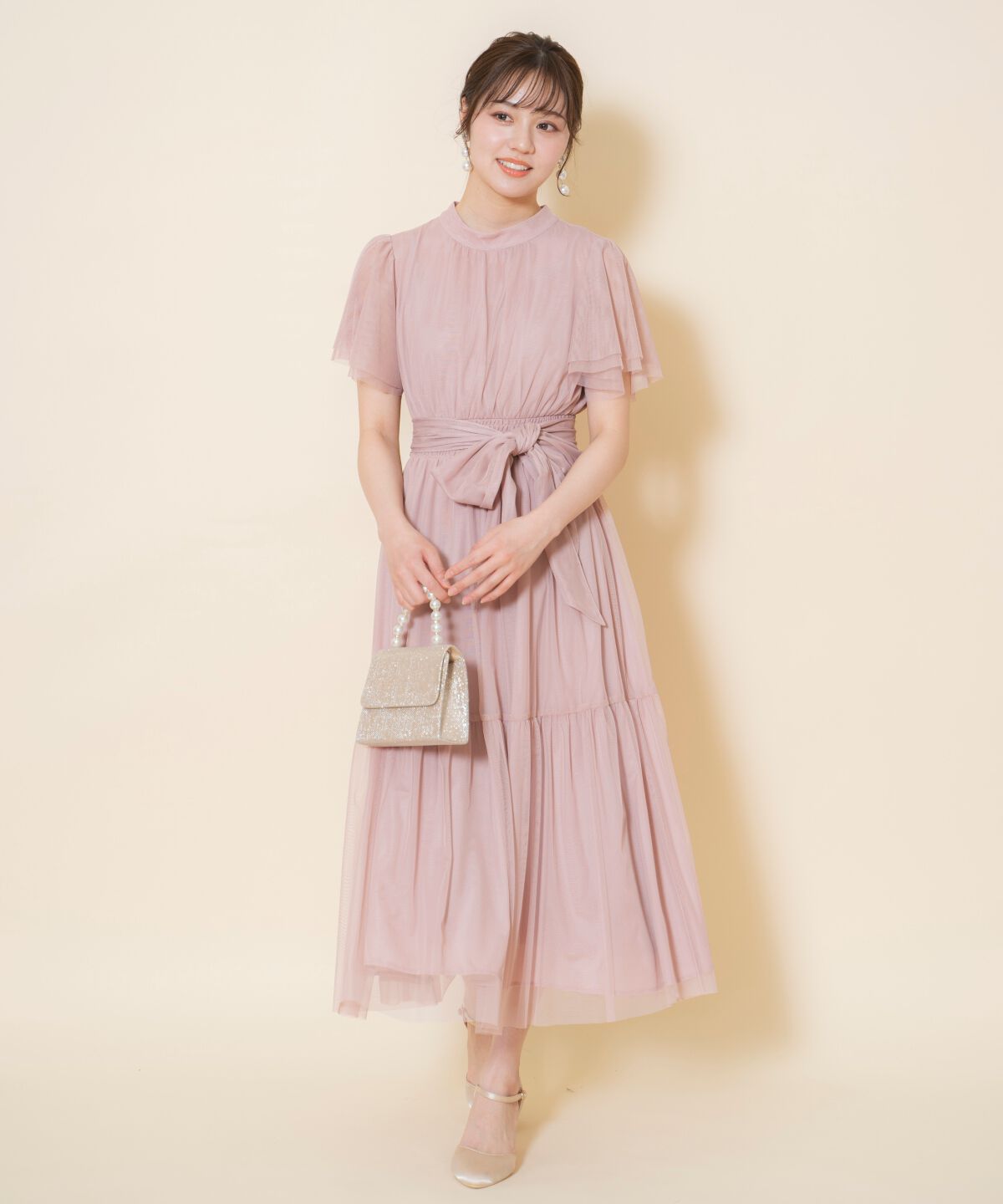 WILLSELECTION「チュールティアードドレス」|ドレス|