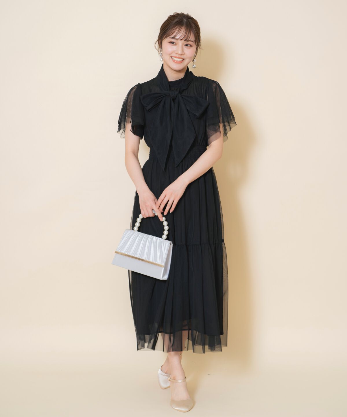 WILLSELECTION「チュールティアードドレス」|ドレス|