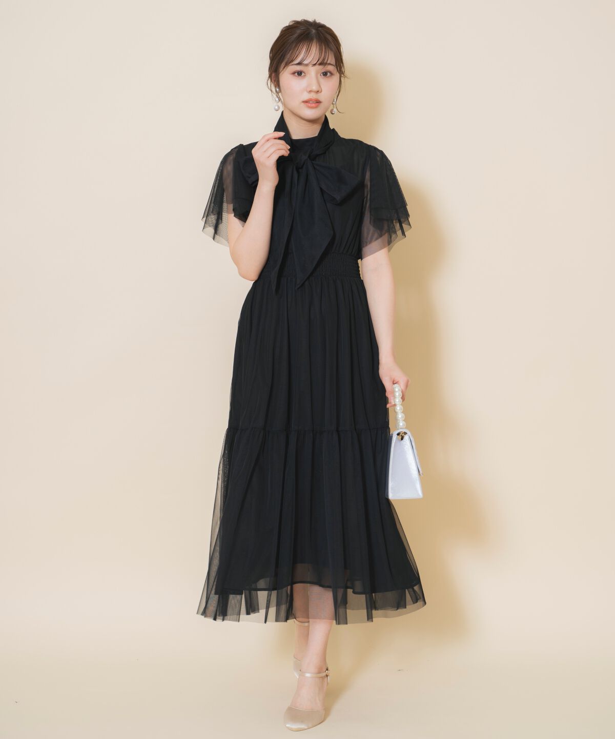 WILLSELECTION「チュールティアードドレス」|ドレス|