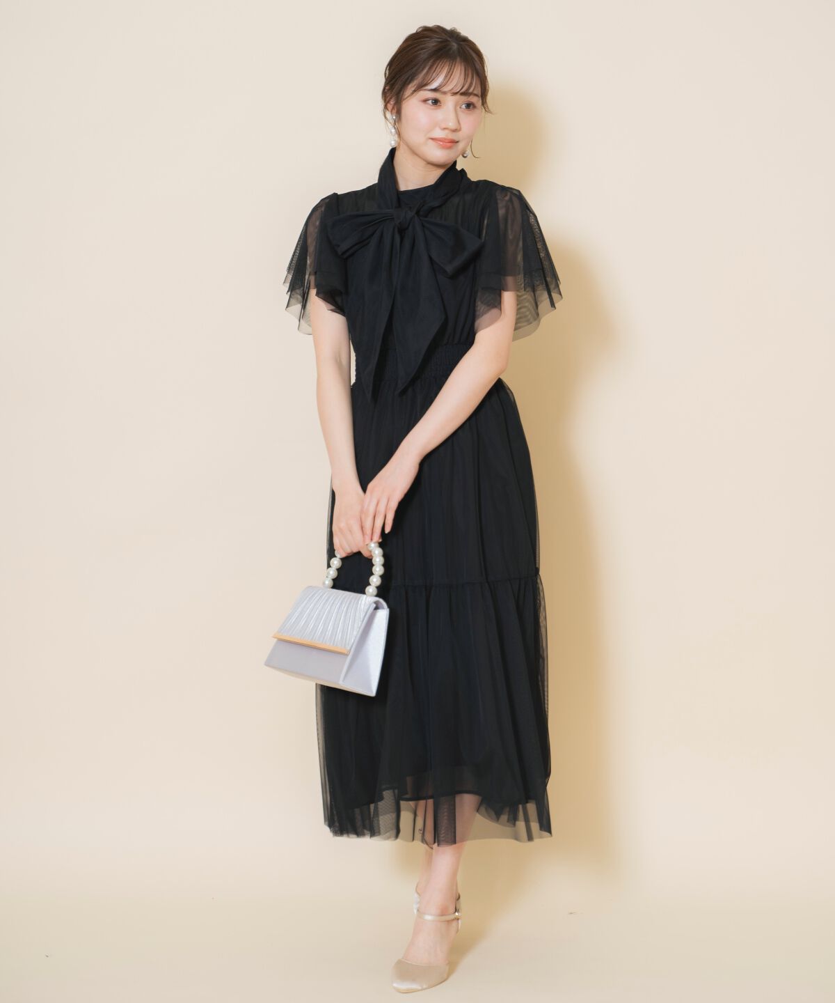 WILLSELECTION「チュールティアードドレス」|ドレス|