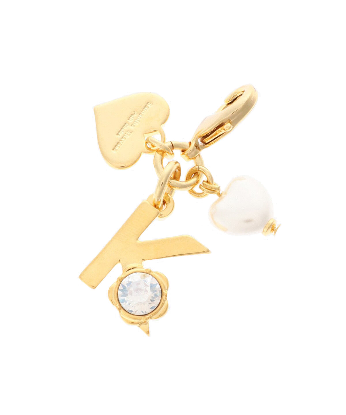 Samantha Thavasa Petit Choice「ストーンモチーフイニシャルチャーム(K)」|チャーム・キーホルダー|ゴールド