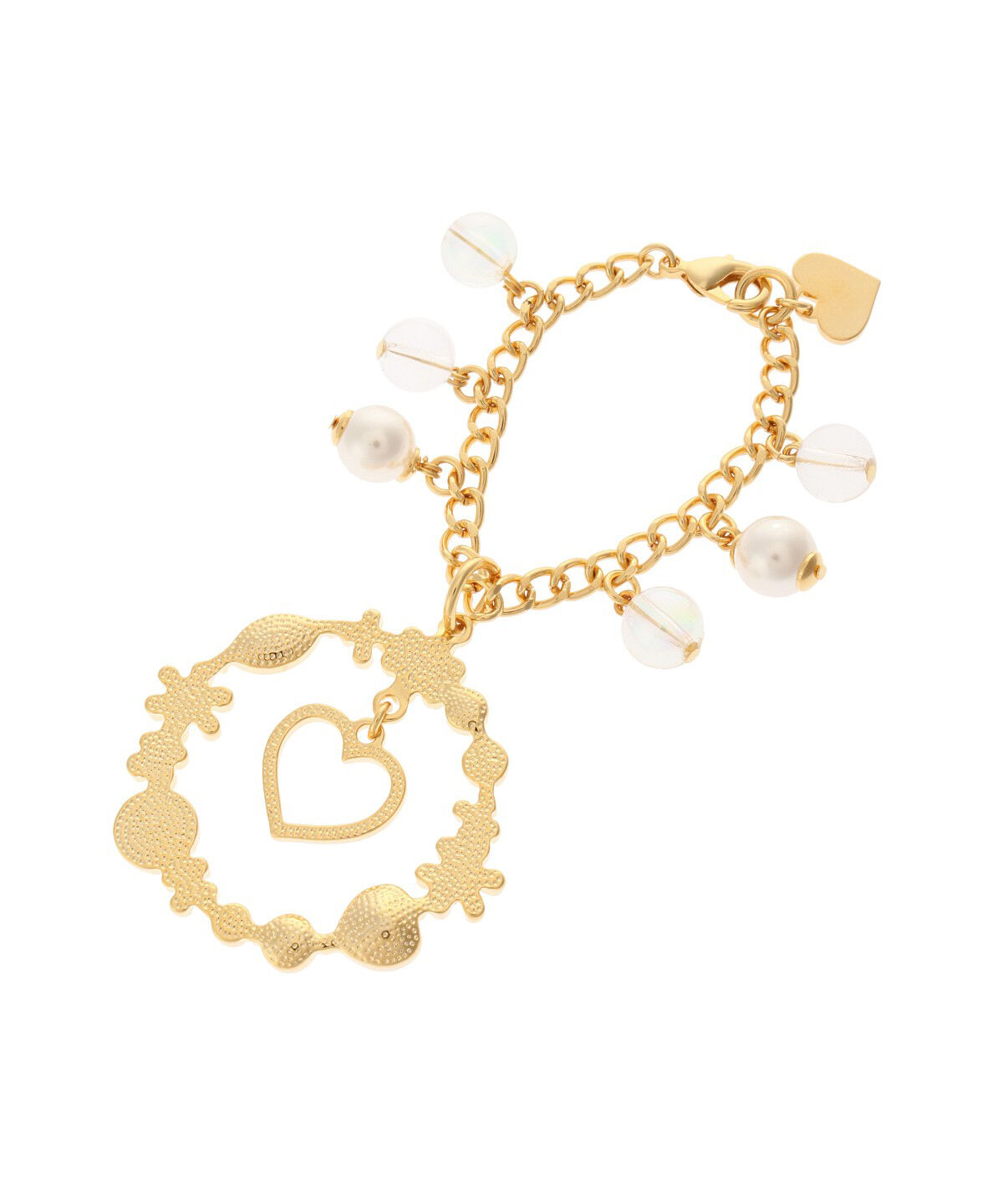 Samantha Thavasa Petit Choice「フラワーハート バッグチャーム」|チャーム・キーホルダー|