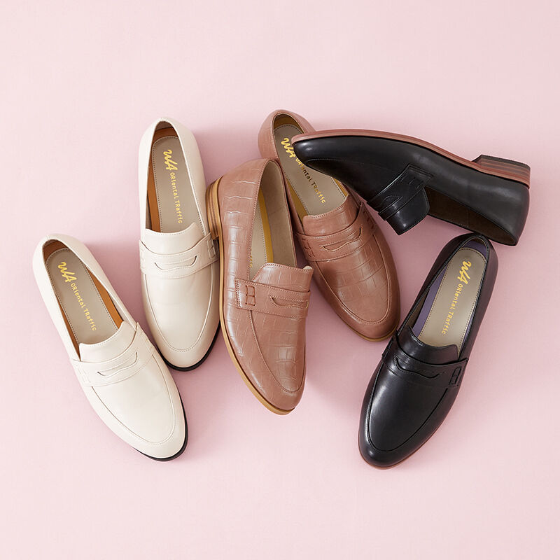 WA Oriental TRaffic「ラウンドコインローファー/32301」|パンプス|BLACK