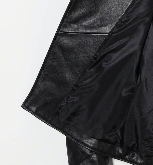 BEAUTY&YOUTH UNITED ARROWS「【WEB限定 WARDROBE SMART】 シープ ダブル ライダースジャケット」|ライダースジャケット|