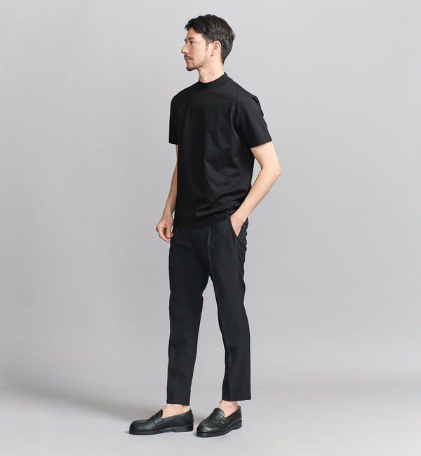 BEAUTY&YOUTH UNITED ARROWS「【WEB限定 WARDROBE SMART】クリア  ガスコットン モックネック カットソー【抗菌・防臭】」|Tシャツ・カットソー|