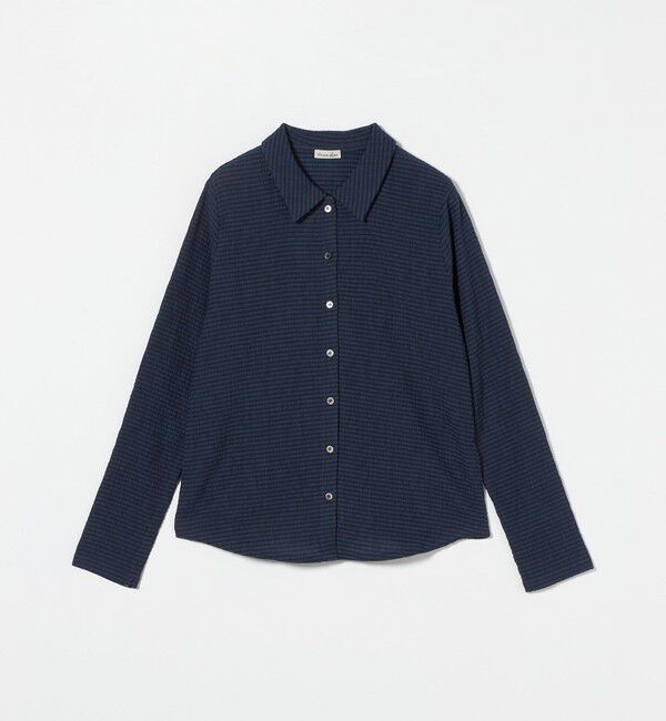 STEVEN ALAN「＜Steven Alan＞クレープ チェック ロングスリーブ シャツ」|シャツ・ブラウス|