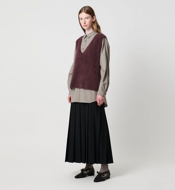 【Steven Alan】今期オーストラリアンウール ミックス ニットベスト BEAUTY&YOUTH UNITED ARROWS｜<Steven Alan>オーストラリアンウール