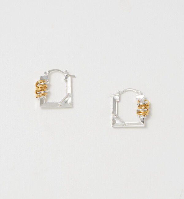 BEAUTY&YOUTH UNITED ARROWS「＜LAPUIS＞Coil Frame ピアス」|ピアス|
