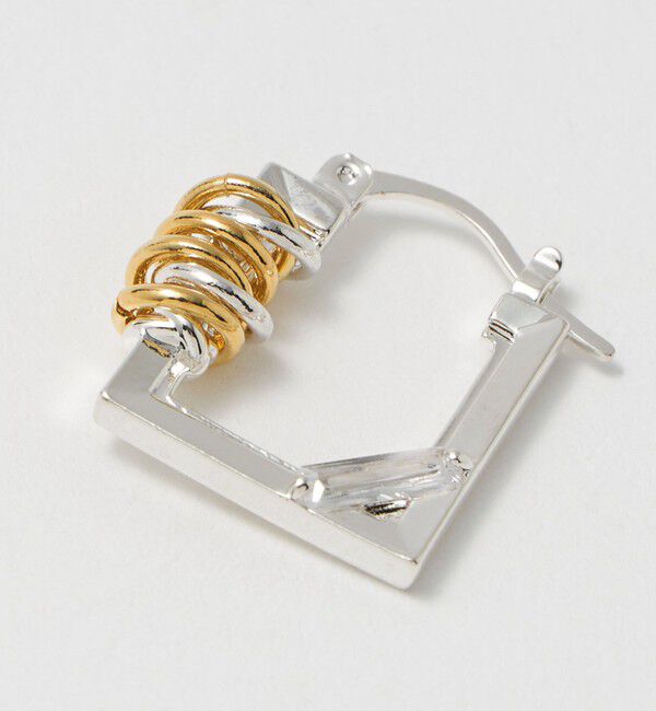 BEAUTY&YOUTH UNITED ARROWS「＜LAPUIS＞Coil Frame ピアス」|ピアス|