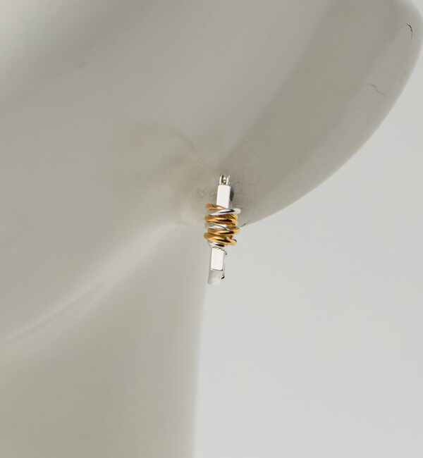 BEAUTY&YOUTH UNITED ARROWS「＜LAPUIS＞Coil Frame ピアス」|ピアス|