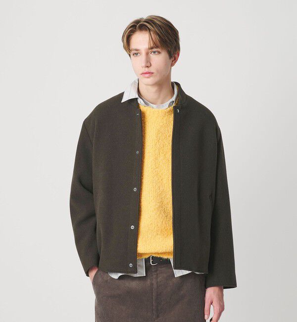 BEAUTY&YOUTH UNITED ARROWS「モッサ メルトン ショート ブルゾン」|ブルゾン・スタジャン|OLIVE