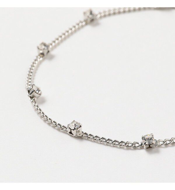 Ray BEAMS 「ビジュー チェーン ブレスレット」|ブレスレット・バングル|