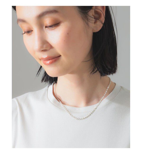 Demi-Luxe BEAMS 「ISOLATION / コンビネーション ロングネックレス シルバー ILN‐0139」|その他|