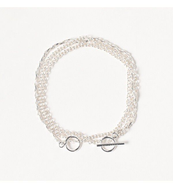 Demi-Luxe BEAMS 「ISOLATION / コンビネーション ロングネックレス シルバー ILN‐0139」|その他|