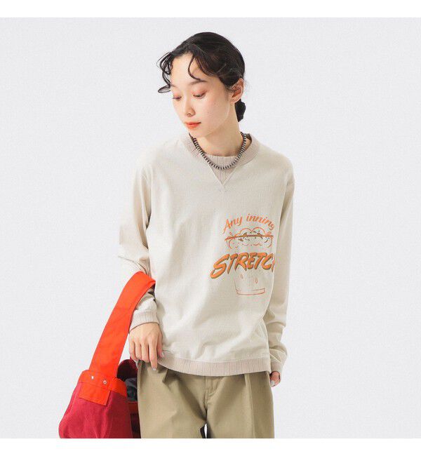 BEAMSBOY「【別注】Jackman / ロゴ ロングスリーブ 25FW」|Tシャツ・カットソー|