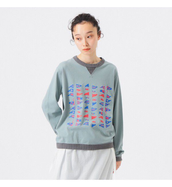 BEAMSBOY「【別注】Jackman / ロゴ ロングスリーブ 25FW」|Tシャツ・カットソー|BLUE