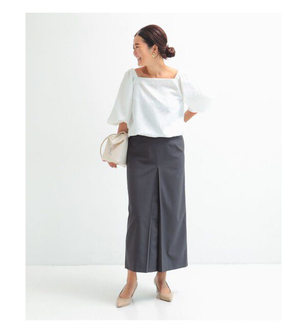 Demi-Luxe BEAMS 「エディター東原妙子 &times; Demi-Luxe BEAMS / 2WAY ジャカード ブラウス」|シャツ・ブラウス|