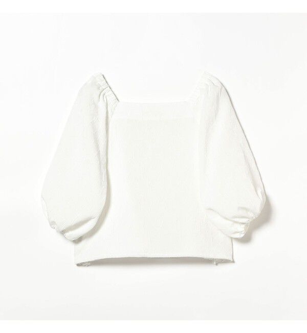 Demi-Luxe BEAMS 「エディター東原妙子 &times; Demi-Luxe BEAMS / 2WAY ジャカード ブラウス」|シャツ・ブラウス|