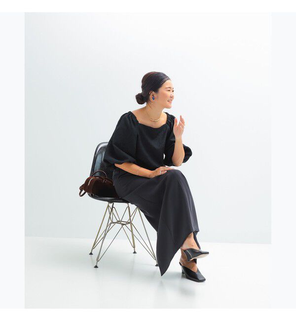 Demi-Luxe BEAMS 「エディター東原妙子 &times; Demi-Luxe BEAMS / 2WAY ジャカード ブラウス」|シャツ・ブラウス|