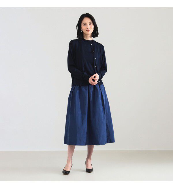 Demi-Luxe BEAMS 「シルク クルーネック カーディガン」|ニット・セーター|