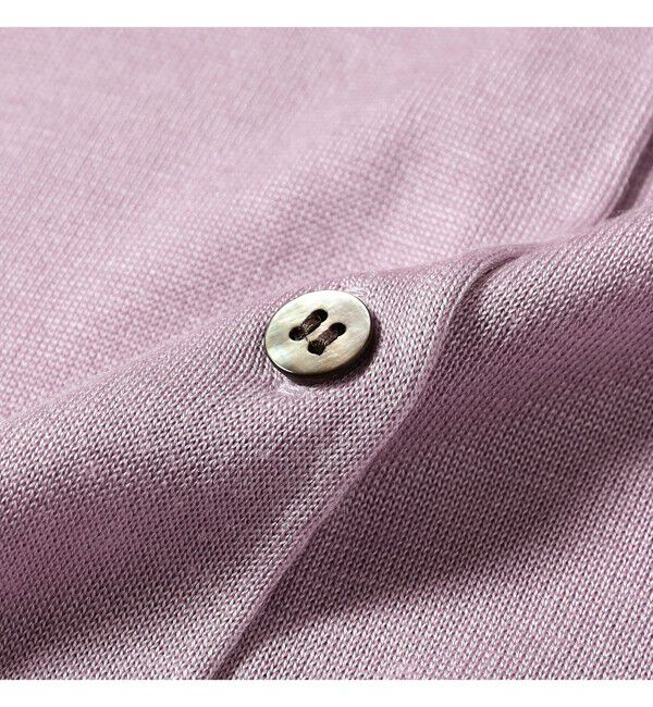 Demi-Luxe BEAMS 「シルク クルーネック カーディガン」|ニット・セーター|