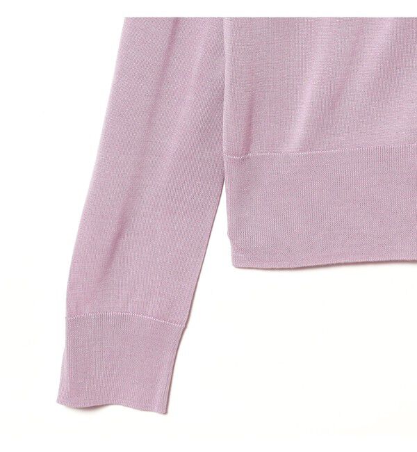Demi-Luxe BEAMS 「シルク クルーネック カーディガン」|ニット・セーター|
