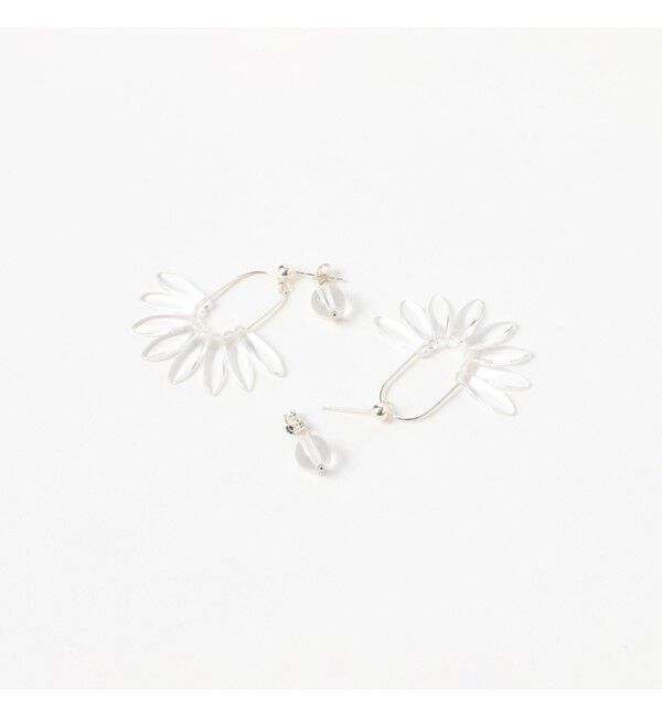 Ray BEAMS 「RACKETS / LINMPID ORB PIERCE S」|ピアス|