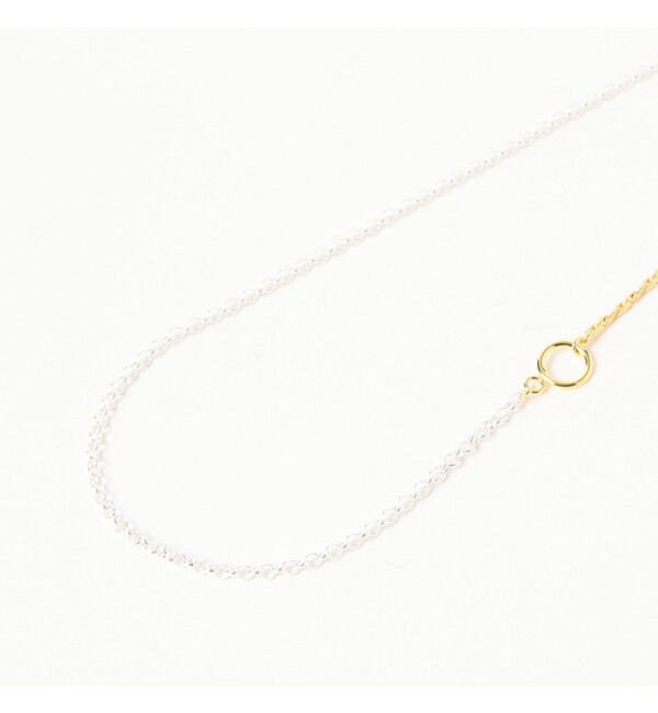 Demi-Luxe BEAMS 「ISOLATION / コンビネーション ロングネックレス シルバー&times;ゴールド ILN-0139」|その他|