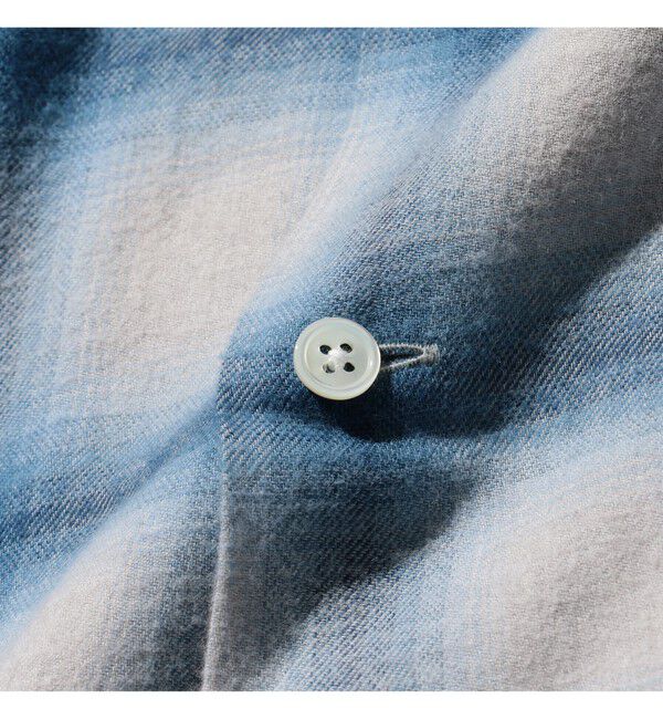 BEAMS PLUS「Open Collar Ombre」|シャツ・ブラウス|