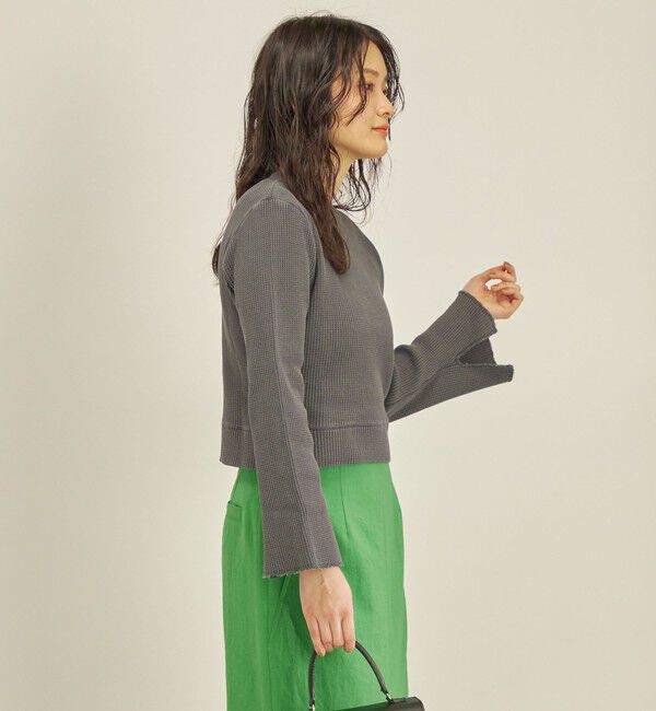 SHIPS for women「製品染め ワッフル プルオーバー」|Tシャツ・カットソー|