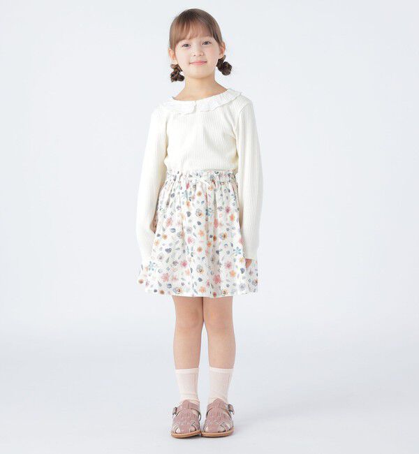 SHIPS KIDS「SHIPS KIDS:100～130cm / リバティ スカート」|フレア|