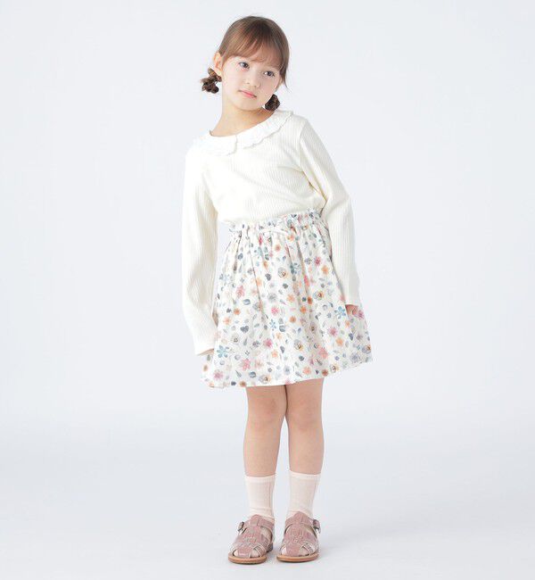 SHIPS KIDS「SHIPS KIDS:100～130cm / リバティ スカート」|フレア|