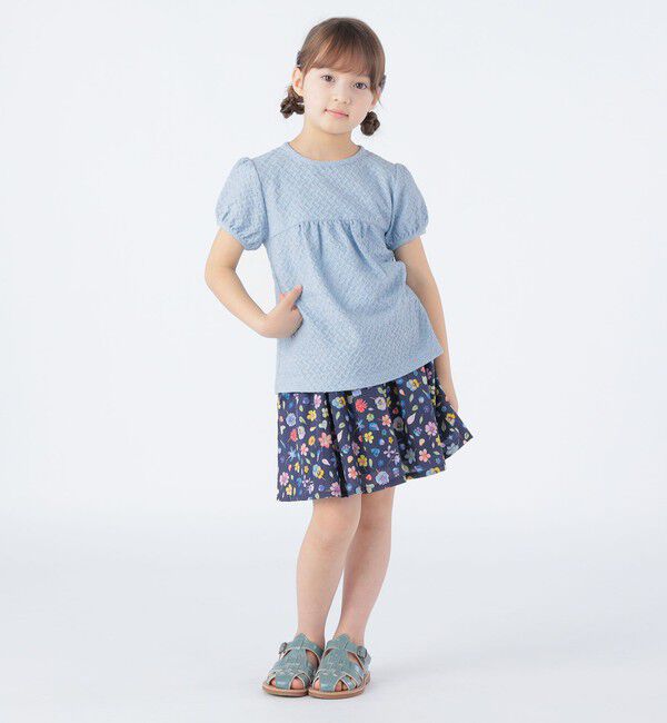 SHIPS KIDS「SHIPS KIDS:100～130cm / リバティ スカート」|フレア|