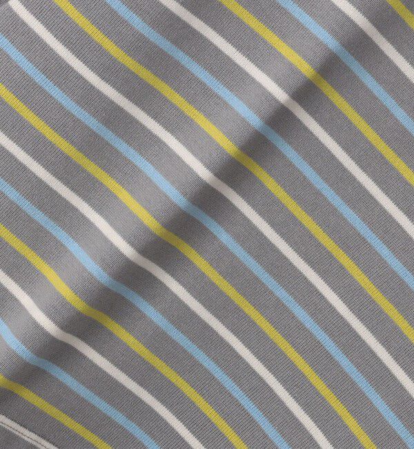 SHIPS KIDS「SHIPS KIDS:100～130cm / オーガニック コットン ボーダー 長袖 TEE」|Tシャツ・カットソー|