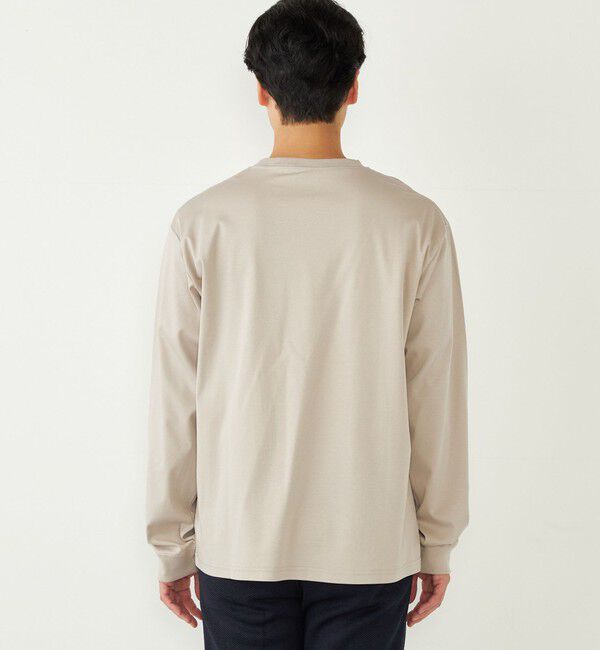 SHIPS Colors 「SHIPS Colors:シルケット コットン クルーネック Tシャツ (ロンT)◇」|Tシャツ・カットソー|
