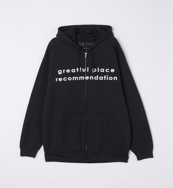 SHIPS「【SHIPS別注】THE DAY ON THE BEACH: プリント ジップ パーカー」|パーカー|