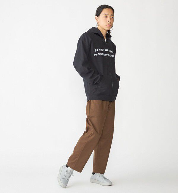 SHIPS「【SHIPS別注】THE DAY ON THE BEACH: プリント ジップ パーカー」|パーカー|