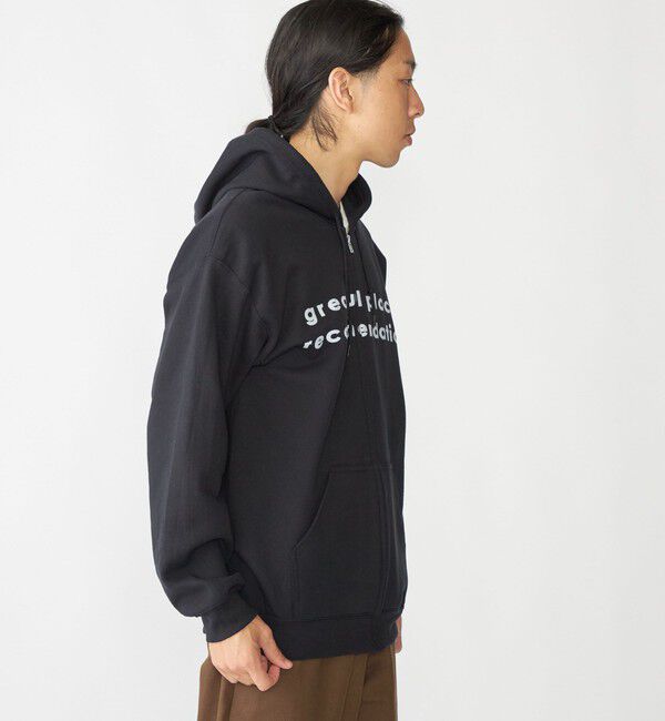 SHIPS「【SHIPS別注】THE DAY ON THE BEACH: プリント ジップ パーカー」|パーカー|