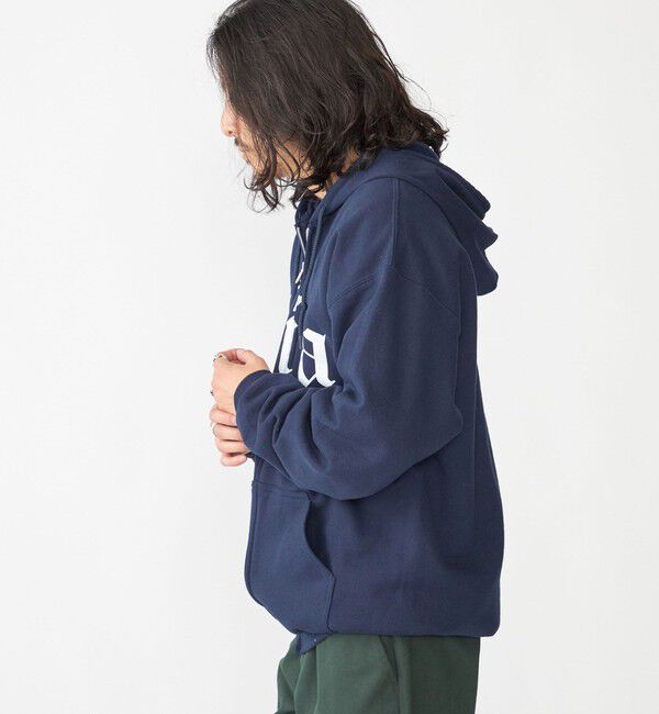 SHIPS「【SHIPS別注】THE DAY ON THE BEACH: プリント ジップ パーカー」|パーカー|