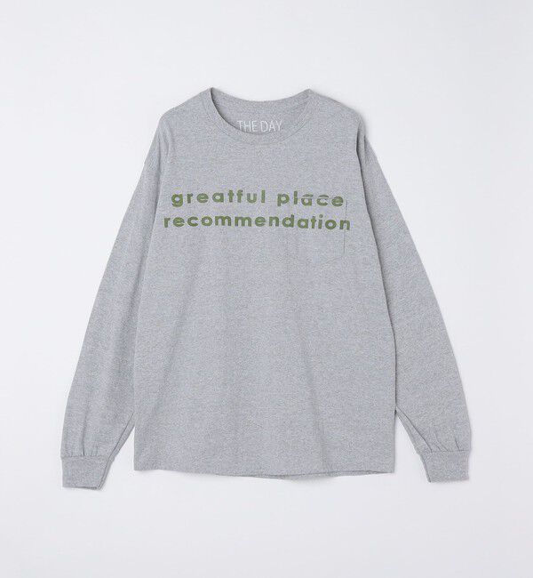 SHIPS「【SHIPS別注】THE DAY ON THE BEACH: プリント ポケット Tシャツ（ロンT）」|Tシャツ・カットソー|