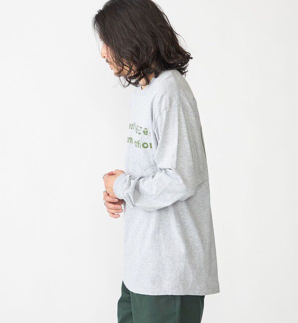 SHIPS「【SHIPS別注】THE DAY ON THE BEACH: プリント ポケット Tシャツ（ロンT）」|Tシャツ・カットソー|