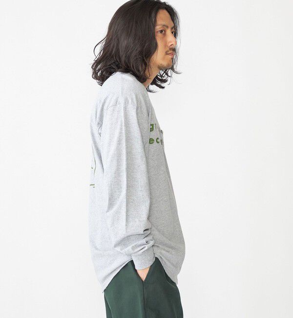 SHIPS「【SHIPS別注】THE DAY ON THE BEACH: プリント ポケット Tシャツ（ロンT）」|Tシャツ・カットソー|