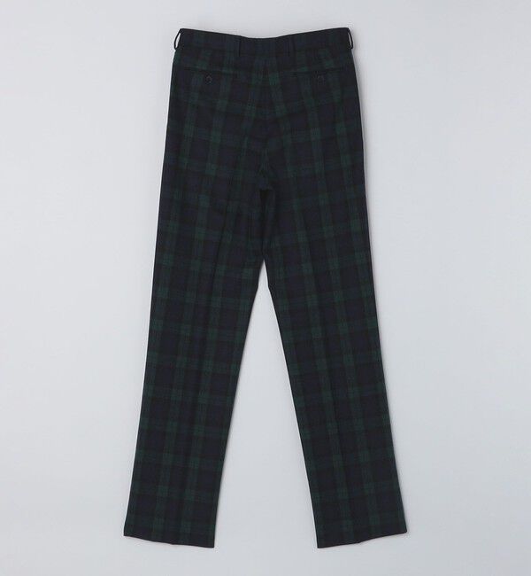 SHIPS「BERNARD ZINS: H8 ウール ブラックウォッチ スラックス」|スラックス|