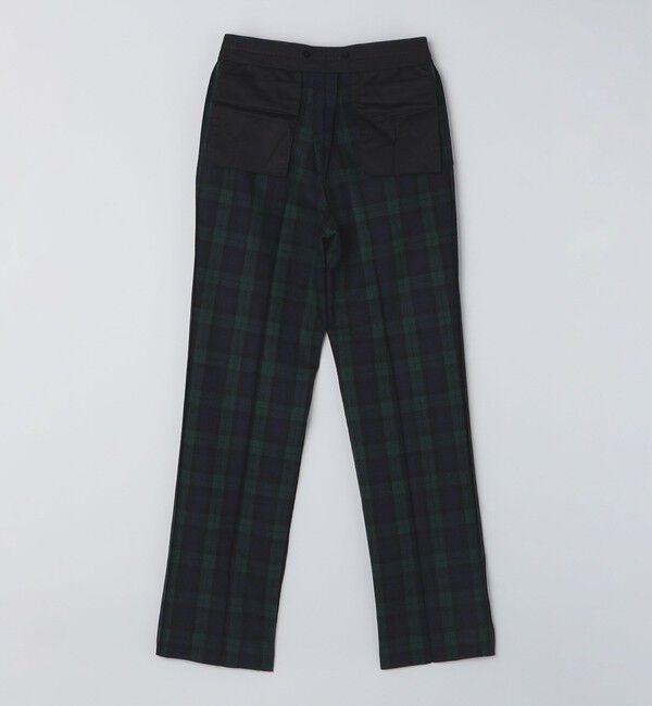 SHIPS「BERNARD ZINS: H8 ウール ブラックウォッチ スラックス」|スラックス|